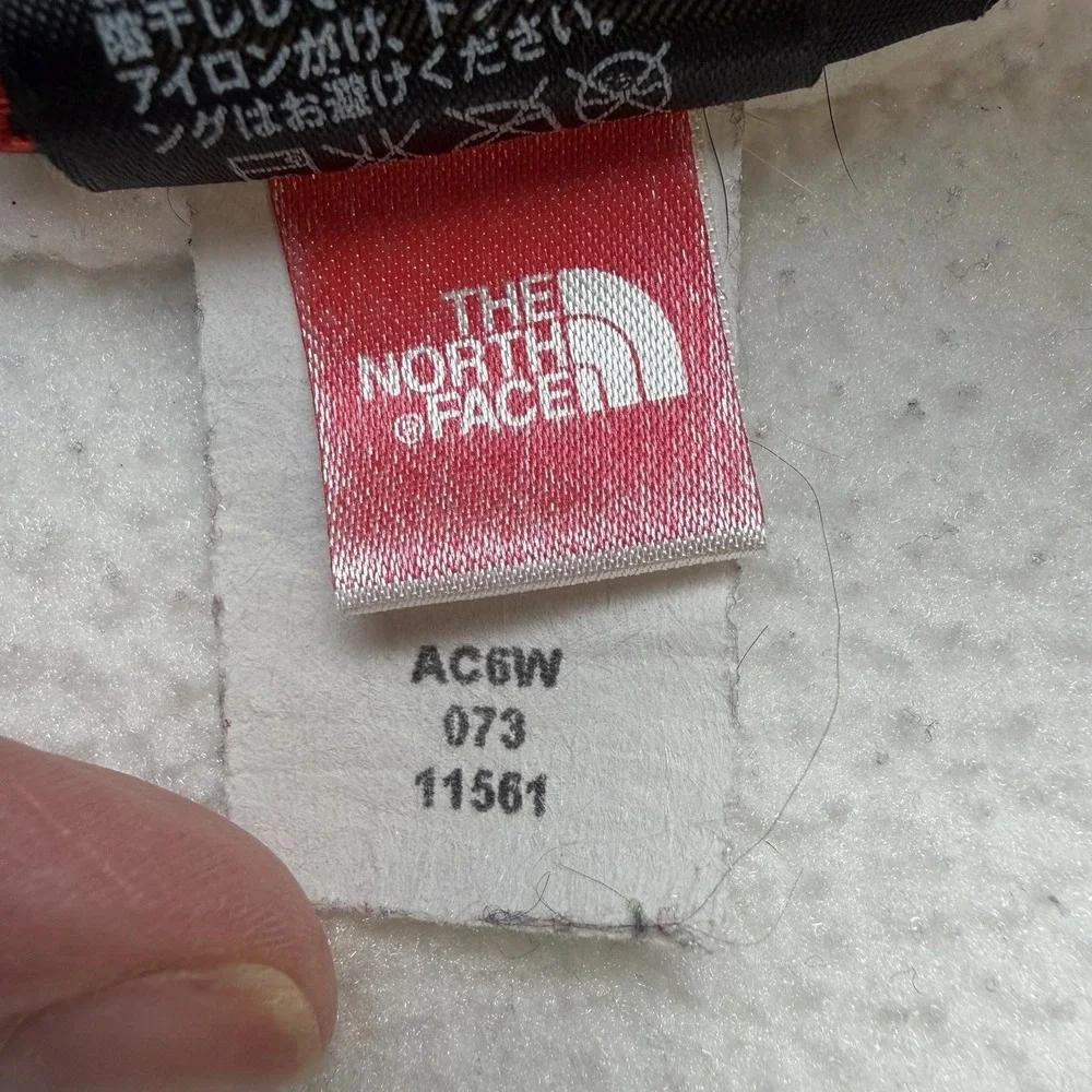 The North Face Denali Jacket Women Small‎ White Gray Polartec Fleece Full Zip